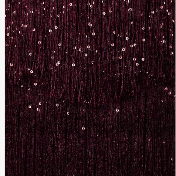 Flapper style dress in all black. Size large. ZIP side. - Picture 9 of 11